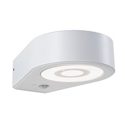 Obrázek pro produkt LED venkovní nástěnné svítidlo Silma pohybové čidlo IP44 65x186mm 3000K 5,5 / 1x0,7W 230V bílá hliník - PAULMANN