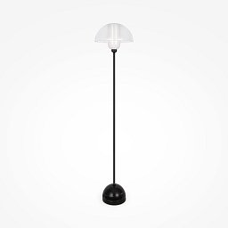 Obrázek pro produkt Stojací lampa Memory E14 40W černý kov průhledné sklo - MAYTONI
