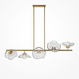 Obrázek pro produkt Závěsné svítidlo Miracle G9 5x28W mosaz sklo designové - MAYTONI
