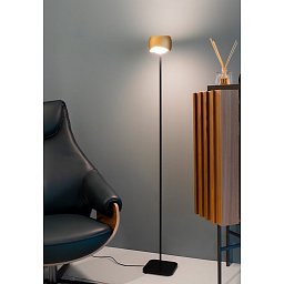 Obrázek pro produkt VÝPRODEJ VZORKU - Hlava ke stojací / stolní lampě CURVED hnědá Tunable white 2200-5000K Casambi 1600lm 22W - OLIGO