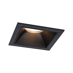 Obrázek pro produkt LED vestavné svítidlo 3-krokové-stmívatelné Cole Coin IP44 hranaté 88x88mm Coin 6W 230V stmívatelné 2700K černá - PAULMANN