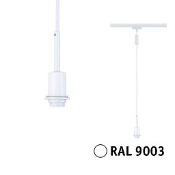 Obrázek pro produkt URail závěs DecoSystems Basic E14 max. 20W 230V bílá - PAULMANN