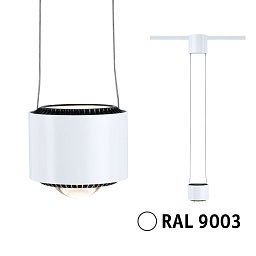 Obrázek pro produkt URail LED závěs Aldan / 8,5W 3000K stmívatelné 230V bílá - PAULMANN