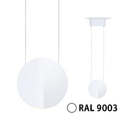 Obrázek pro produkt URail LED závěs 3-krokové-stmívatelné Alejandro 10W 3000K stmívatelné 230V bílá - PAULMANN
