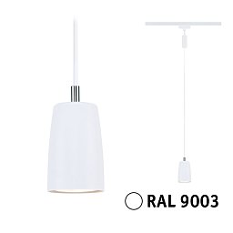 Obrázek pro produkt URail závěs Cover GU10 max. 10W 230V bílá - PAULMANN