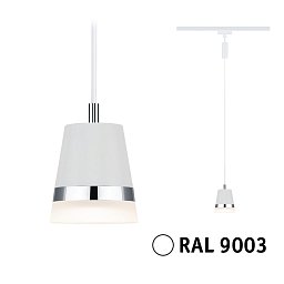 Obrázek pro produkt URail závěs Cone GU10 max. 10W 230V bílá - PAULMANN