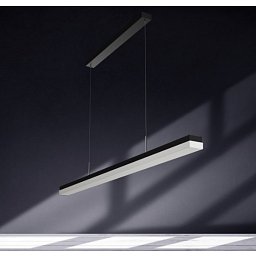 Závěsné LED svítidlo MATAR LE3 26W 3000K 2990lm IP40 černé (LED-2L79EMP700ZLEA12/PC73/L100 C 3K##) - OSMONT Obrázek pro produkt Závěsné LED svítidlo MATAR LE3 26W 3000K 2990lm IP40 černé (LED-2L79EMP700ZLEA12/PC73/L100 C 3K##) - OSMONT