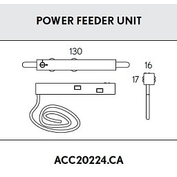 Obrázek pro produkt AKCE - Napájení POWER FEED ALARIK SLIM bílé - BPM