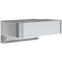 Obrázek pro produkt Venkovní nástěnné svítidlo se senzorem L 800 SC SI LED 7,5W IP44 stříbrné - STEINEL
