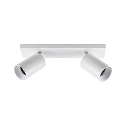Obrázek pro produkt Deko-Light stropní přisazené svítidlo Can Tilt hranaté, 2x 7,5 W GU10, bílá