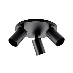Obrázek pro produkt Deko-Light stropní přisazené svítidlo Can Tilt kulaté, 3x 7,5 W GU10, černá
