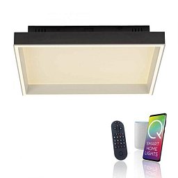Obrázek pro produkt LED stropní svítidlo Q-MAGONG černá Smarthome stmívatelné s aplikací ZigBee 2700-5000K - PAUL NEUHAUS