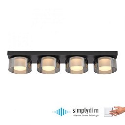 Obrázek pro produkt RIKA LED stropní svítidlo 4 ramenné stmívatelné vypínačem SimplyDim 3000K - PAUL NEUHAUS