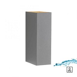 Obrázek pro produkt BLOCK LED venkovní nástěnné svítidlo šedá IP54 3000K - PAUL NEUHAUS