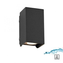 Obrázek pro produkt BLOCK LED venkovní nástěnné svítidlo antracit IP54 3000K - PAUL NEUHAUS