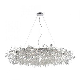 Obrázek pro produkt Závěsné svítidlo RICICLE chrom s křišťálovými přívěsky 150cm - PAUL NEUHAUS