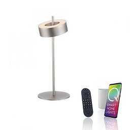Obrázek pro produkt LED stolní lampa Q-ROTATE hliník Smarthome s aplikací ZigBee 2700-5000K - PAUL NEUHAUS