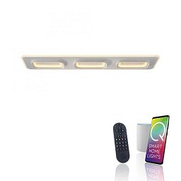 Obrázek pro produkt LED závěsné svítidlo Q-KALINA bílá stmívatelné Smarthome s aplikací ZigBee RGB/2700-5000K - PAUL NEUHAUS