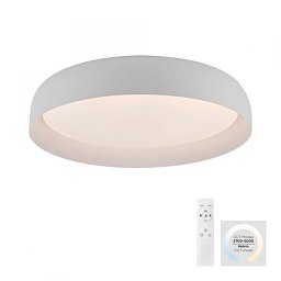Obrázek pro produkt OSKO LED stropní svítidlo bílé průměr 58cm stmívatelné dálkový ovladač CCT 2700-5000K - JUST LIGHT