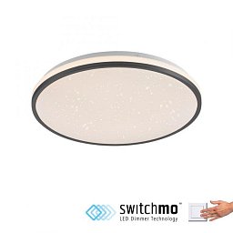 Obrázek pro produkt KYLE LED stropní svítidlo hvězdné nebe černé krokově stmívatelné 3000K - JUST LIGHT