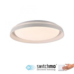 Obrázek pro produkt SATI LED stropní svítidlo bílé jednoduchý nadčasový design krokově stmívatelné 3000K - JUST LIGHT
