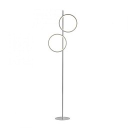 Obrázek pro produkt MINI RITUS LED stojací svítidlo stříbrné lampa na čtení s nožním vypínačem jednoduchý design 3000K - JUST LIGHT