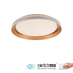 Obrázek pro produkt SATI LED stropní svítidlo matná mosaz paměťová funkce krokově stmívatelné 3000K - JUST LIGHT