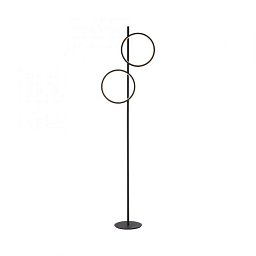 Obrázek pro produkt MINI RITUS LED stojací svítidlo černé jednoduchý design nožní vypínač teplá bílá 3000K - JUST LIGHT