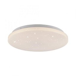Obrázek pro produkt URANUS LED stropní svítidlo průměr 34cm bílé hvězdné nebe nadčasový design teplá bílá 3000K - JUST LIGHT