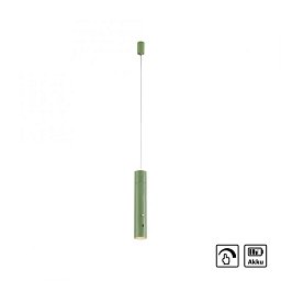 Obrázek pro produkt ATTACH LED závěsné svítidlo zelené nastavitelná výška magnetická nabíjecí hlava 3000K - JUST LIGHT