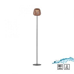 Obrázek pro produkt ASKIA LED stojací svítidlo černé na baterie venkovní USB dotykový stmívač 3000K - JUST LIGHT