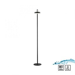 Obrázek pro produkt AMAG LED stojací lampa na baterie černá stmívatelné dotykem IP44 paměťová funkce 2700K - JUST LIGHT