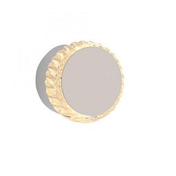 Obrázek pro produkt IGO LED nástěnné svítidlo bílé křišťálový okraj kruhové 3000K teplá bílá velmi dekorativní 3000K - JUST LIGHT