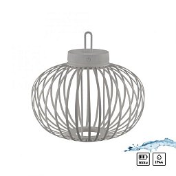 Obrázek pro produkt AKUBA LED stolní lampa průměr 36cm moblní na baterie USB IP44 stmívatelné dotykem 2700K - JUST LIGHT