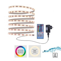 Obrázek pro produkt TEANIA LED pásky vícebarevné 5 m s dálkovým ovladačem stmívatelné RGB RGB/3000K - JUST LIGHT
