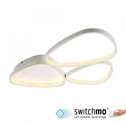 Obrázek pro produkt PEBBLES LED stropní svítidlo 3 krokové stmívač bílé paměťová funkce do ložnice krokově stmívatelné 3000K - JUST LIGHT