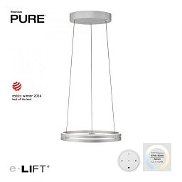 Obrázek pro produkt LED závěsné svítidlo PURE E-Loop elektrické 2700-5000K šedá - PAUL NEUHAUS