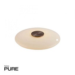 Obrázek pro produkt LED stolní lampa PURE Vitrum dotykový vypínač 2700K hnědá / opál - PAUL NEUHAUS