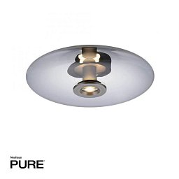 Obrázek pro produkt LED nástěnné a stropní svítidlo PURE Vitrum 2700K platina / kouřová - PAUL NEUHAUS