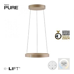 Obrázek pro produkt LED závěsné svítidlo PURE E-Clipse elektrické 2700-5000K bronz - PAUL NEUHAUS