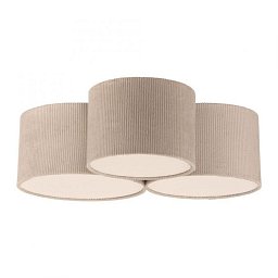 Obrázek pro produkt stropní svítidlo béžová manšestrové stínidlo do ložnice - JUST LIGHT