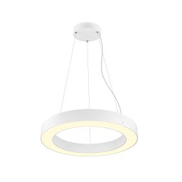 Obrázek pro produkt MEDO® RING 60 závěsné svítidlo, délka závěsu 300 cm, 3000/4000K, 110°, DALI, dotykové, bílé - BIG WHITE (SLV)