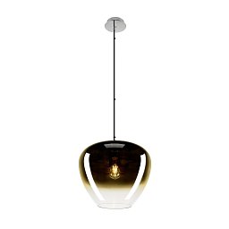 Obrázek pro produkt PANTILO CONVEX 40 závěsné svítidlo, 150cm, E27, max. 40W, zlaté - BIG WHITE (SLV)