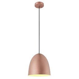 Obrázek pro produkt PRO CONE 30 závěsné svítidlo, délka závěsu 250cm, E27, 1x max. 60W, měděná / bílá - BIG WHITE (SLV)