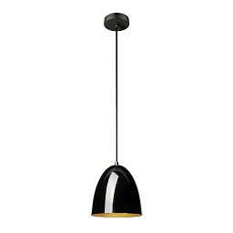 Obrázek pro produkt PRO CONE 20 závěsné svítidlo, délka závěsu 250 cm, E27, 1x max. 60 W, zlatá / černá - BIG WHITE (SLV)