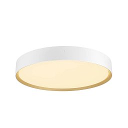 Obrázek pro produkt DECONA nástěnný a stropní svítidlo, kulaté, 2700/3000K, 23W, PHASE, bílé / zlaté - BIG WHITE (SLV)