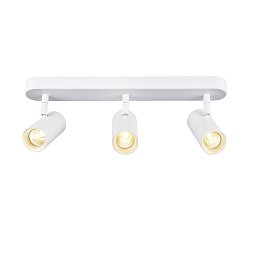 Obrázek pro produkt NOBLO® nástěnné a stropní svítidlo, trojité, kulaté, 2700K, 19W, PHASE, 32°, bílé - BIG WHITE (SLV)