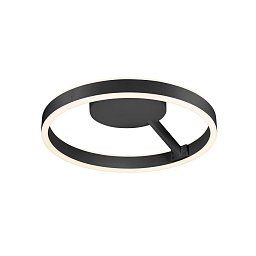 Obrázek pro produkt ONE nástěnné a stropní svítidlo, kulaté, 2700/3000K, 14W, DALI, Dotykové ovládání, 130°, černé - BIG WHITE (SLV)