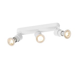 Obrázek pro produkt PURI 2.0 Basic nástěnná a stropní montážní svítidlo, dlouhé provedení, kulaté, 3 x max. 6W GU10, bílé - BIG WHITE (SLV)