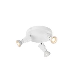 Obrázek pro produkt PURI 2.0 Basic nástěnný a stropní svítidlo, kulaté, 3 x max. 6W GU10, bílé - BIG WHITE (SLV)
